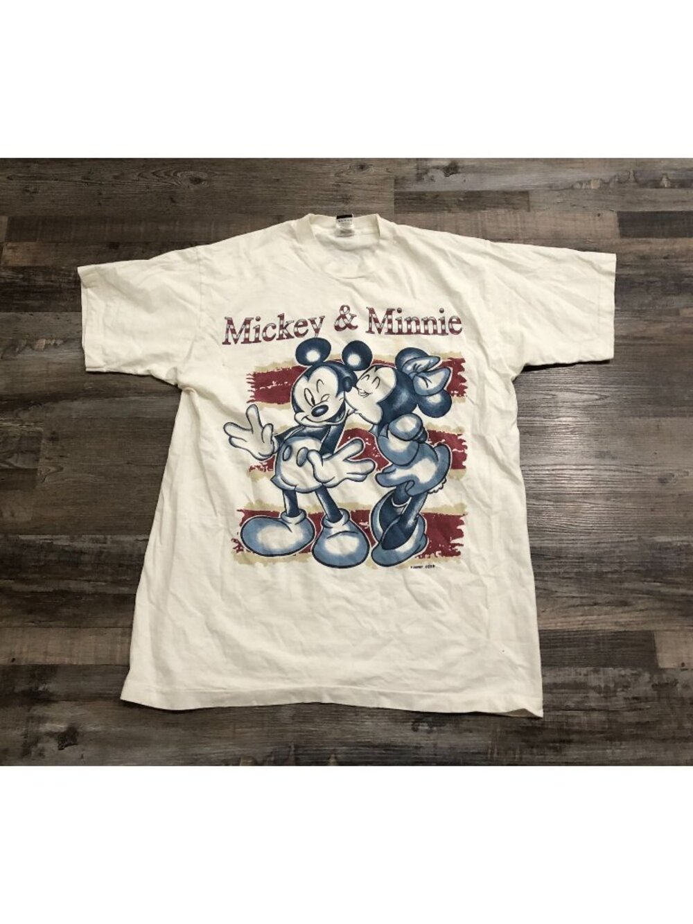 Vintage Mickey Unlimited Adult One Size Mickey & Minnie Single Stitch T Shirt
